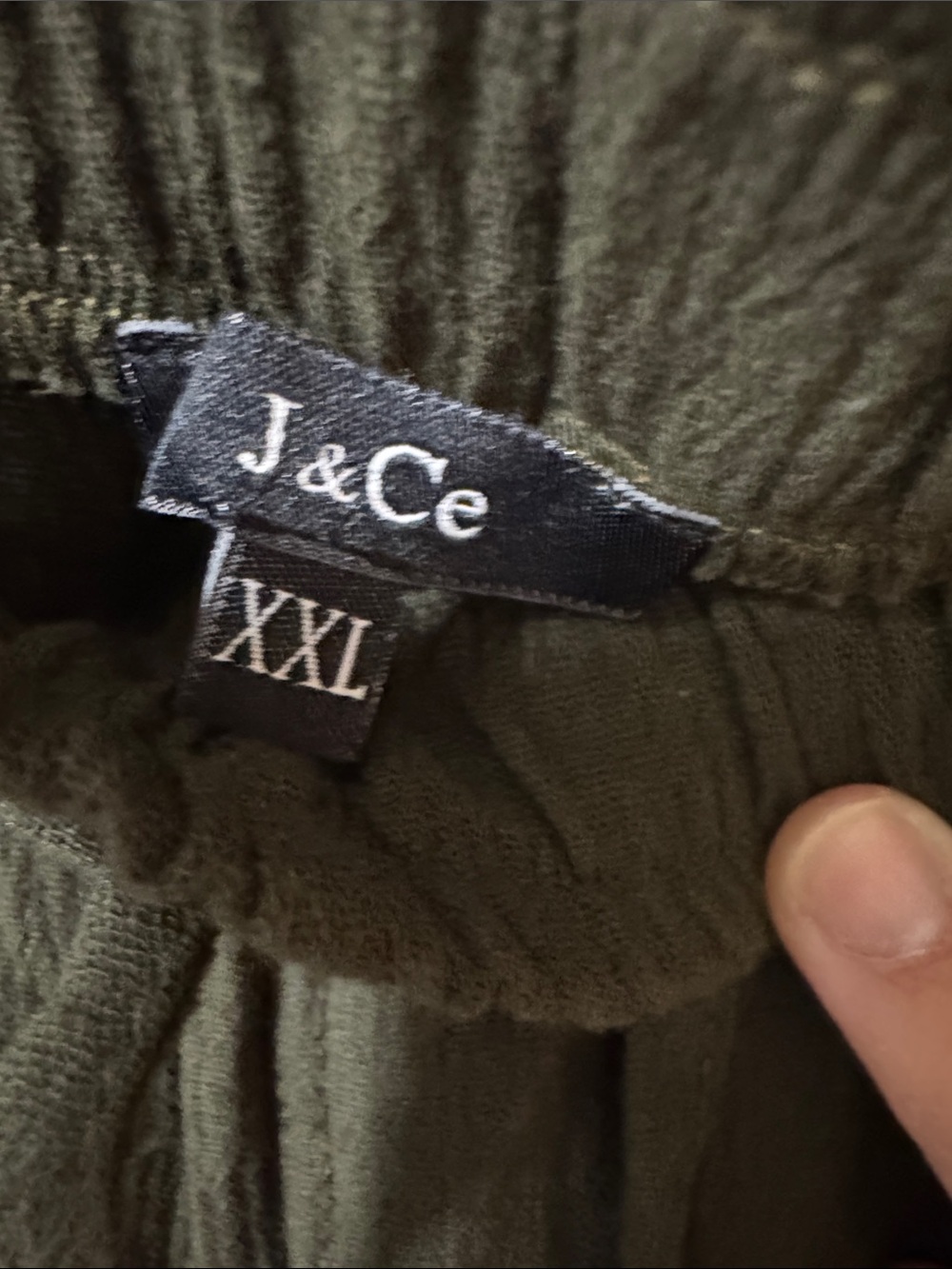 Women's Olive Straight-Leg Drawstring Pants - Picture 2 of 5